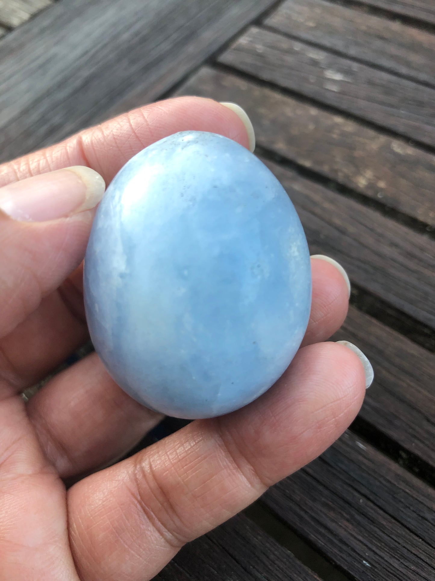 Blue Celestite Egg