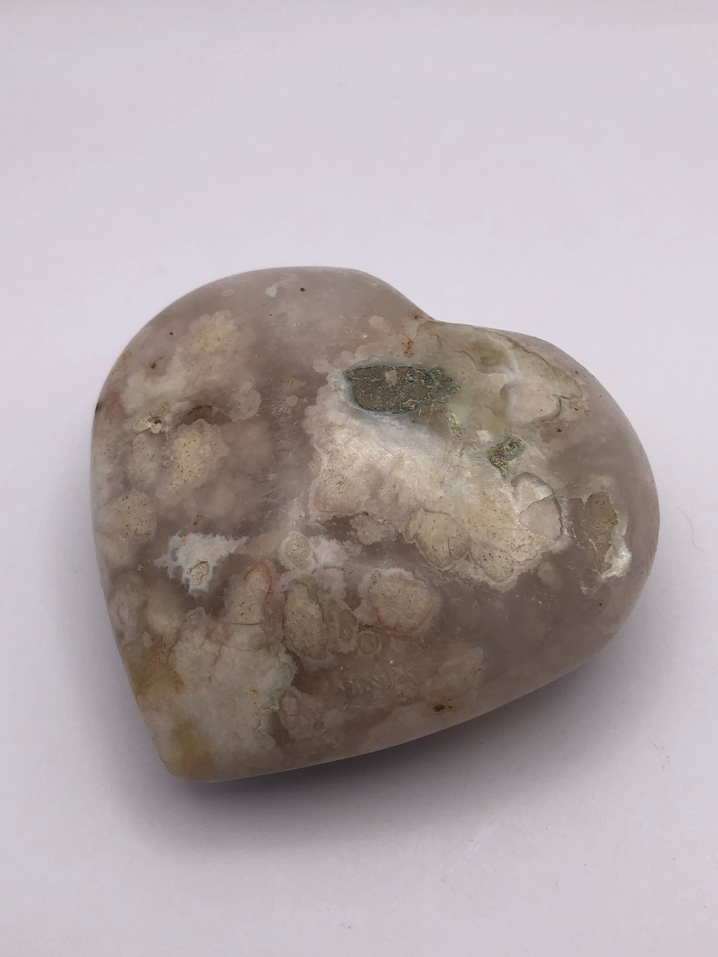 Flower Agate Heart