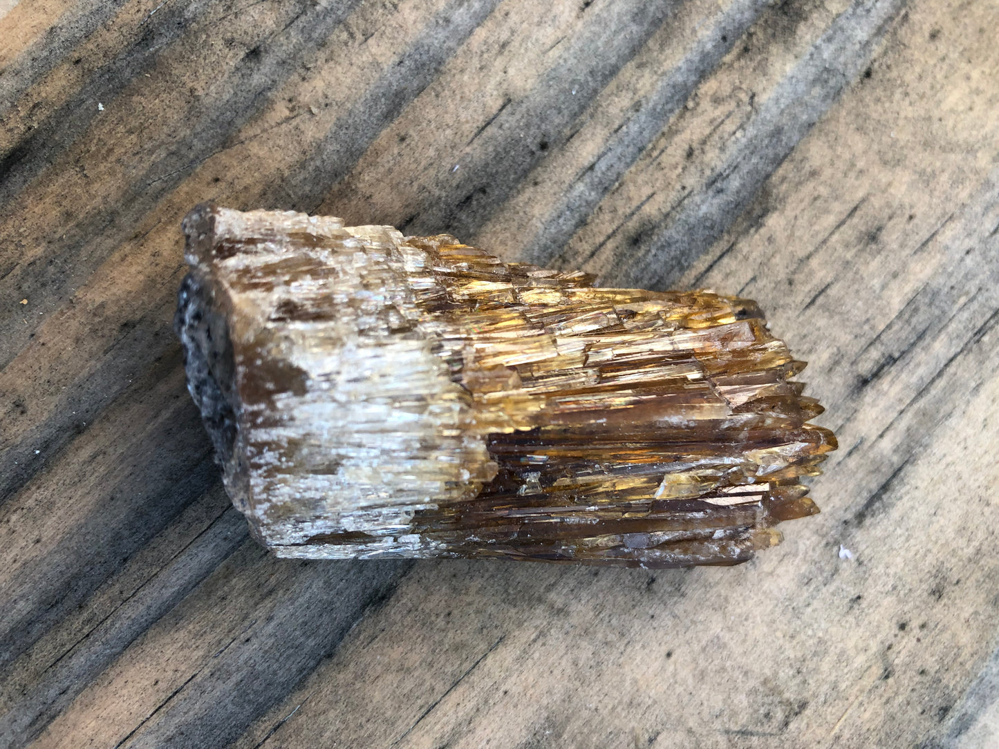 Amber Calcite Cluster