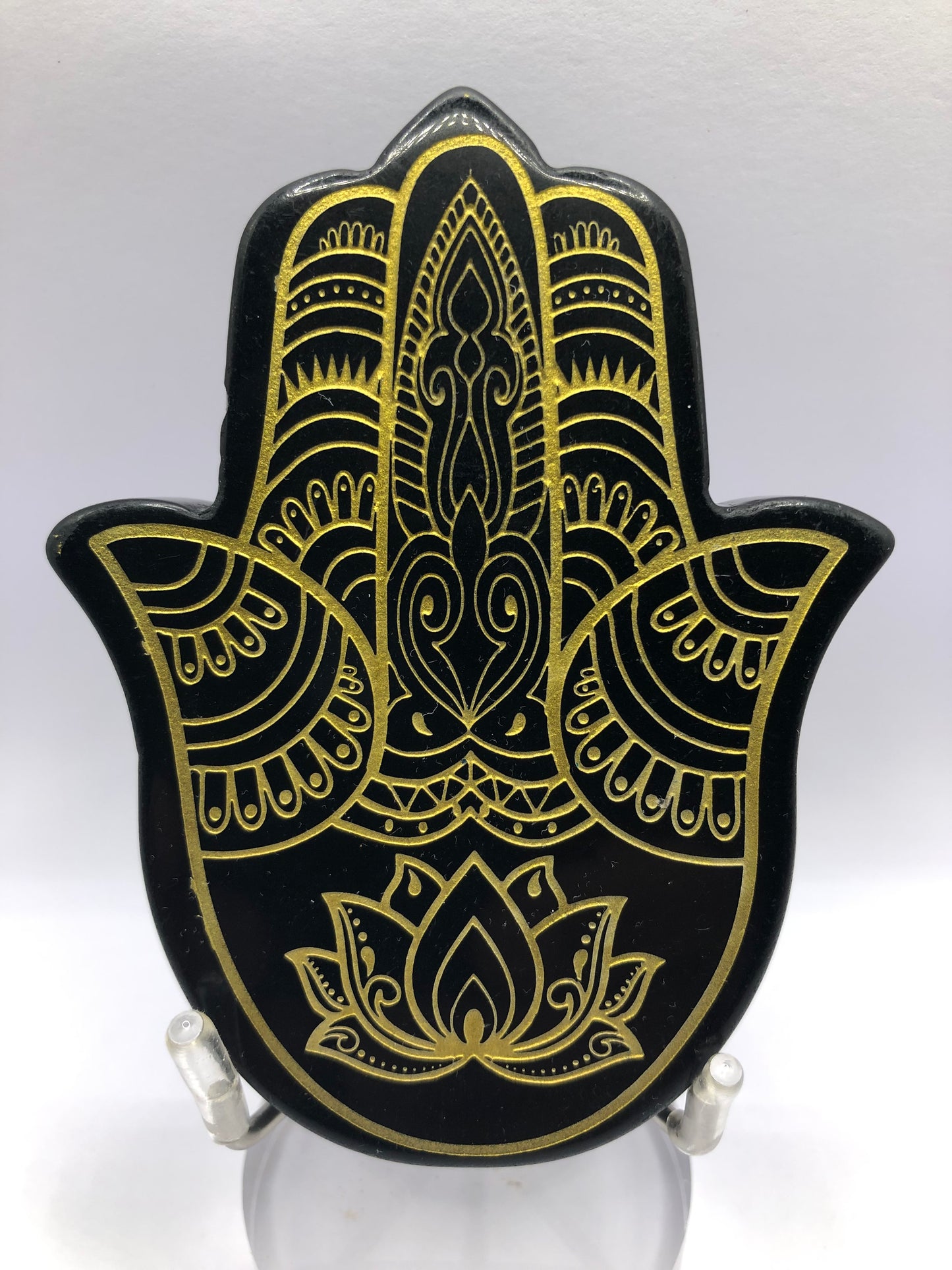 Black Obsidian Hamsah Hand